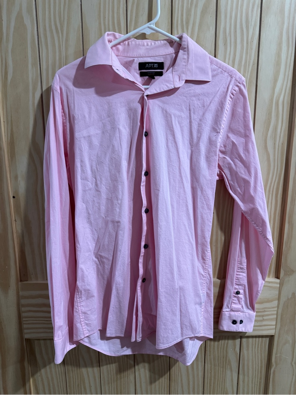 Apt. 9 Light Pink Long-Sleeve Dress Shirt